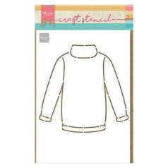   Stencil PS8076, Marianne Design Craft stencil / Craft Stencil - Craft stencil Sweater -  (1 db)