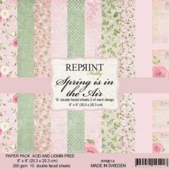   Papírkészlet 8", Reprint Paper Pack / Spring is in the Air -  (10 lap)