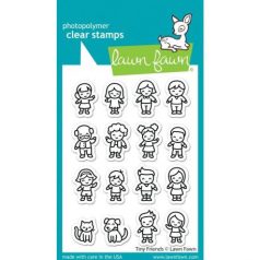   Szilikonbélyegző LF2506, Lawn Fawn Clear Stamps / Tiny Friends -  (1 csomag)