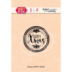   Craft & You Szilikonbélyegző - Happy Xmas - Clear Stamp (1 db)