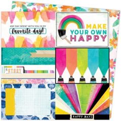   Scrapbook papír , Patterned Paper - AC - VB - Color Study - 12 x 12 - Canvas /  -  (1 lap)