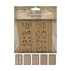   Papír Stencil , Stencil Cards / Tim Holtz Idea-ology -  (1 csomag)