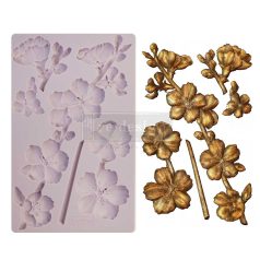   ReDesign with Prima szilikon öntőforma, 5x8 Inch Decor Mould /  Botanical Blossoms (1 db)