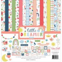   Echo Park Scrapbook Papírkészlet 12" (30 cm) Little Dreamer Girl / Collection Kit (1 csomag)