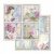 Scrapbook papír , Stamperia Paper Sheets / 4 cards  - Hortensia (1 lap)