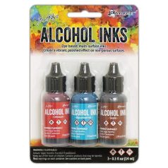   Ranger Alkoholos tinta készlet Rodeo Tim Holtz Alcohol Ink (3 db)