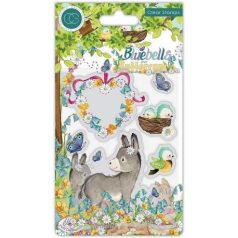   Szilikonbélyegző , Craft Consortium Bluebells and Buttercups / Donkey - Clear Stamps (1 db)