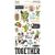 Chipboard matrica 6X12", Simple Stories Farmhouse Garden / Chipboard -  (1 csomag)