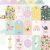 Scrapbook papír , Simple Stories Bunnies + Blooms / Tags  -  (1 lap)