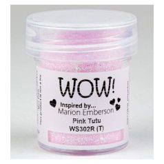   Domborítópor 15ml / Regular, Wow! Embossing Powder / Pink Tutu - Embossing Glitters (1 db)