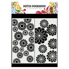   Stencil 210x210mm, DDBD Mask Art Slimline / Flowers -  (1 db)