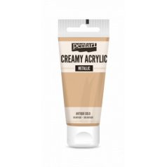   Pentart Krémes akrilfesték metál - antikarany - Creamy Acrylic (60 ml)