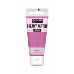   Pentart Krémes akrilfesték metál - világoslila - Creamy Acrylic (60 ml)