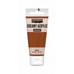   Pentart Krémes akrilfesték selyemfényű - vörösagyag - Creamy Acrylic (60 ml)