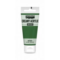   Pentart Krémes akrilfesték selyemfényű - sötétzöld - Creamy Acrylic (60 ml)