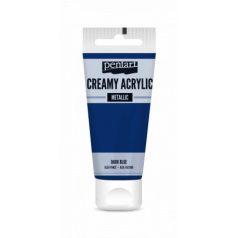   Pentart Krémes akrilfesték selyemfényű - sötétkék - Creamy Acrylic (60 ml)