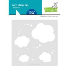   Stencil LF2577, Lawn Clippings Stencils / Thought Bubbles -  (1 csomag)