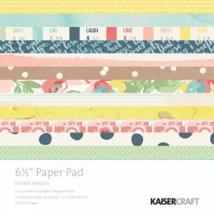   Kaiser Craft Papírkészlet 6.5" (15cm) Finders Keepers Paper Pad (40 lap)