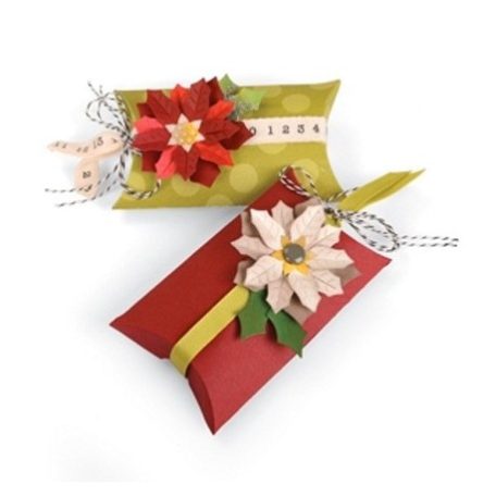 Vágósablon 660660, Thinlits / Box, Pillow & Poinsettias -  (1 csomag)