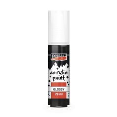 Pentart Fényes akrilfesték 20 ml fekete (1 db)