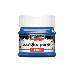 Pentart Fényes akrilfesték 50 ml kék (1 db)