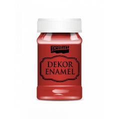 Dekor Zománcfesték 100 ml piros (1 db)