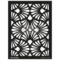   Dekor Stencil 18"x25" (45x63 cm), Modern Deco / Prima Decor Stencils (1 db)