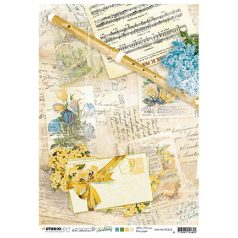   Rizspapír A4, JMA Flute, sheet music, notes New Awakening nr.02 / SL Rice Paper (1 ív)