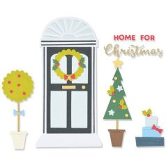   SIZZIX vágósablon, Home for Christmas / Sizzix Thinlits Die Set (1 db)