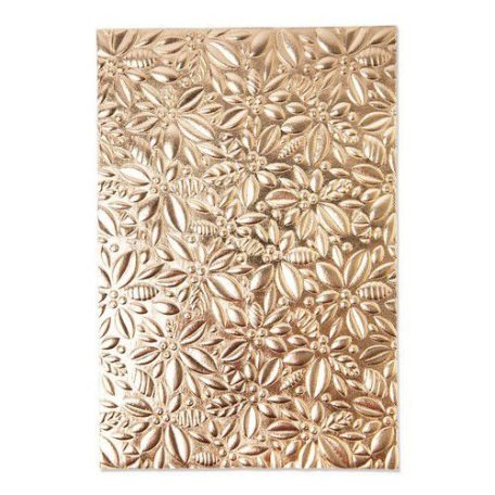 SIZZIX domborító mappa, Holly / Sizzix 3-D Impresslits Embossing Folder (1 csomag)