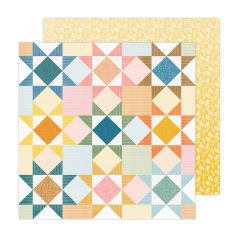   Scrapbook papír 12" (30 cm), Patterned Paper 8 / AC - Paige Evans - Bungalow Lane (1 ív)