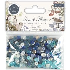   Díszítőelem - flitter , Sequins / Craft Consortium Sea & Shore (1 csomag)