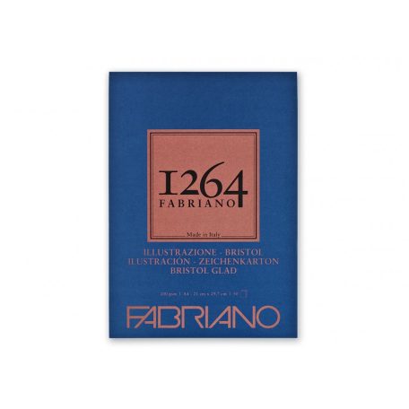 Fabriano Bristol rajztömb A4, 200 g / Fabriano 1264 (50 lap)