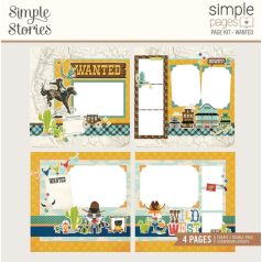   Kivágatok , Wanted / Simple Stories Simple Pages Kit (1 csomag)