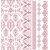 Re-Design with Prima Elemental Borders Óriás dekor bélyegző 12"(30 cm) Decor Clear Stamps (1 csomag)