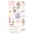 Matrica , Christmas Sparkle / Prima Marketing Puffy Stickers (1 csomag)