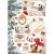 Rizspapír A4, Romantic Christmas Let it Snow Cards / Stamperia Rice Paper (1 ív)