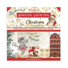   Papírkészlet 8" (20 cm), Romantic Christmas / Stamperia Paper Pack (10 ív)