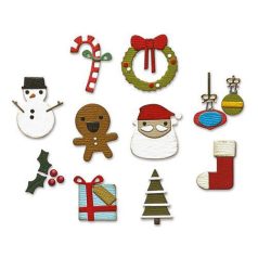   SIZZIX vágósablon, Christmas Minis Tim Holtz/ Sizzix Thinlits Die Set (1 db)