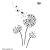 Stencil A4, Dandelion / ViVa Decor Stencil (1 db)