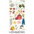 Chipboard , Chipboard Stickers / Simple Stories Homegrown (1 csomag)