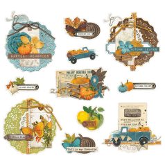   Chipboard , Chipboard Clusters / Simple Stories Vintage Country Harvest (1 csomag)