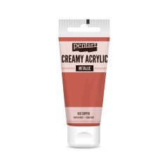   Pentart Krémes akrilfesték metál - vörösréz - Creamy Acrylic (60 ml)