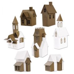   SIZZIX vágósablon, Village Collection Tim Holtz/ Sizzix Thinlits Die (1 csomag)