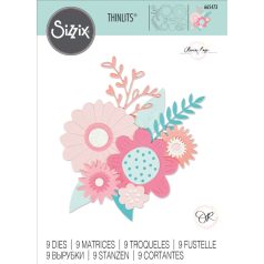   SIZZIX vágósablon - Bold Flowers - Thinlits Die Set (1 csomag)