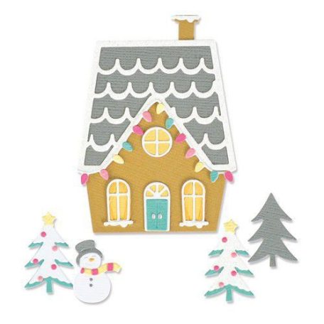 SIZZIX vágósablon, House / Sizzix Thinlits Die Set (1 csomag)