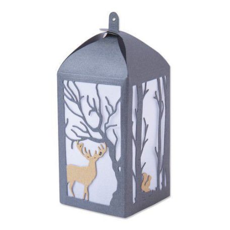 SIZZIX vágósablon, Woodland Lantern / Sizzix Thinlits Die Set (1 csomag)