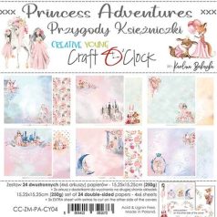   Papírkészlet 6" (15 cm), Creative Young - Princess Adventures / Craft O'Clock Paper Collection Set (1 csomag)