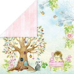   Scrapbook papír 12" (30 cm), Woodland Story Scrapbooking paper / Craft&You Paper (1 ív)