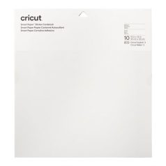   Öntapadós karton 30 cm x 30 cm, White / Cricut Smart Sticker Cardstock (10 ív)